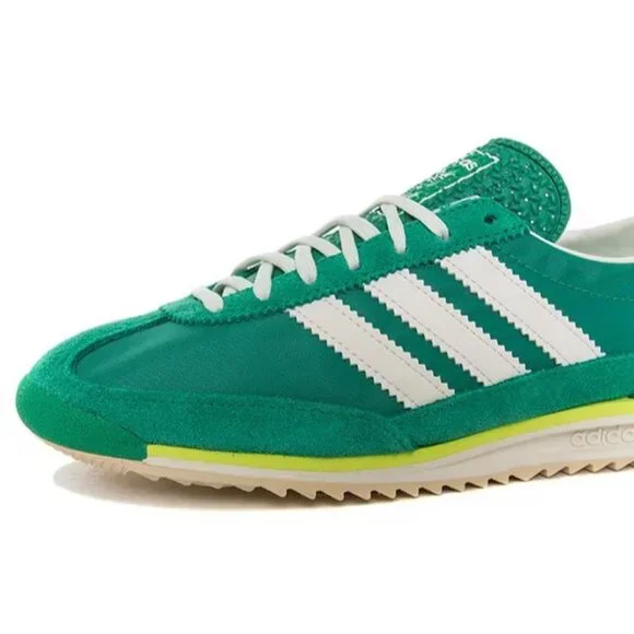 adidas Originals SL 72 OG – Size 9 Womens Sneakers Green Ivory JQ7397 NEW - Picture 7 of 9